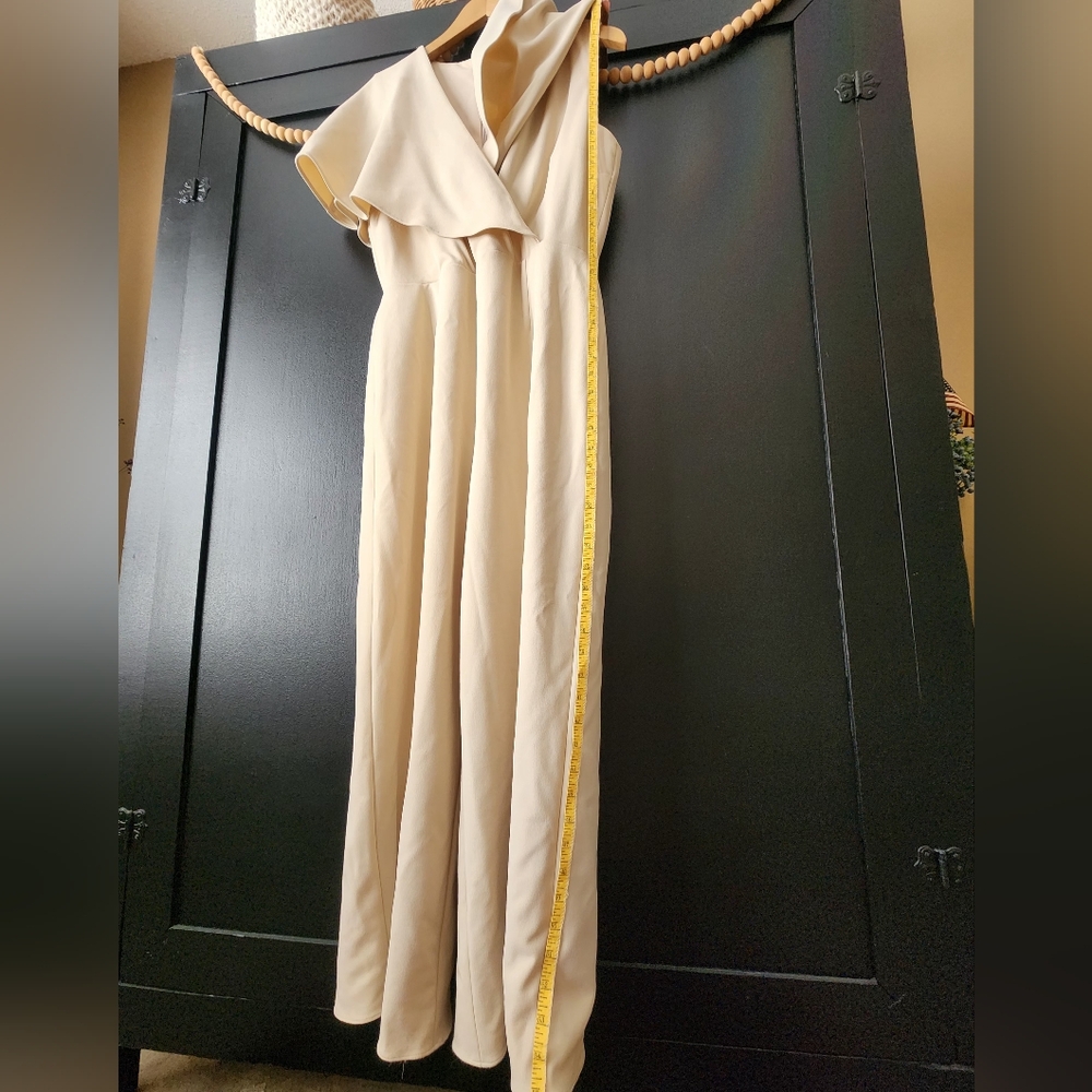 Womens Alex Marie Elegant Cream Jumpsuit~size 10 - Picture 13 of 13